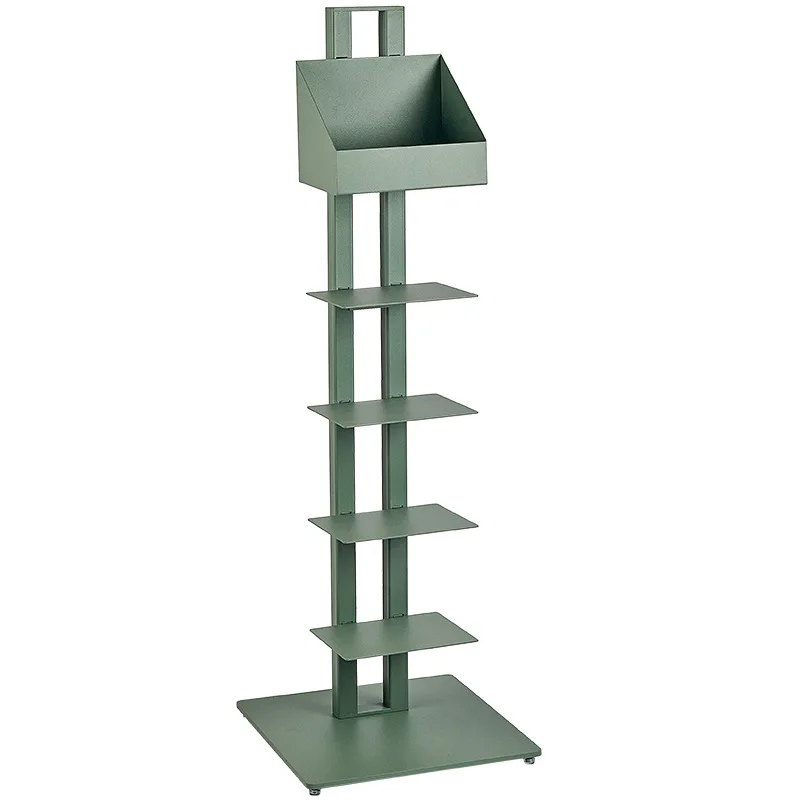 

Lazy space Nordic Internet celebrity bookshelf study simple floor shelf creative multi-layer wrought iron storage display rack