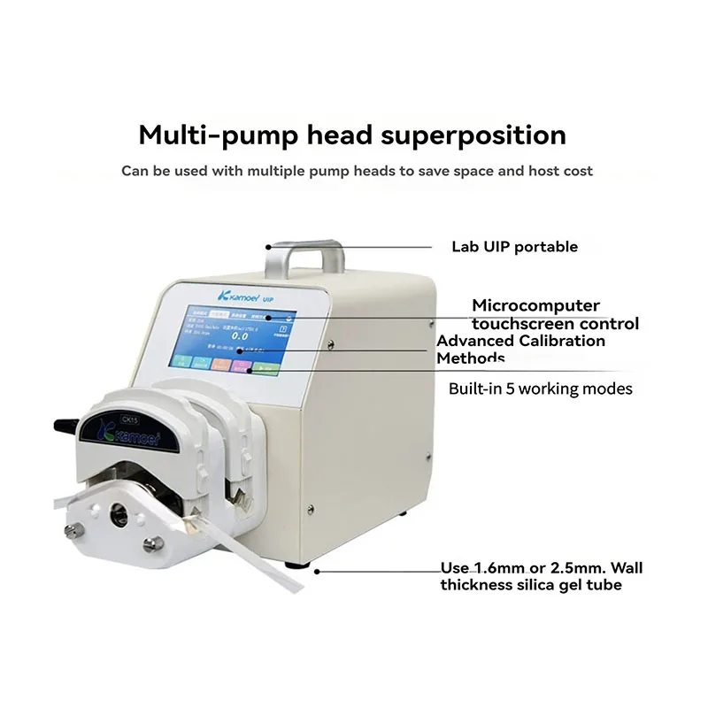

Перистальтический насос Головка перистальтического насоса с высоким расходом и новая версия двойной головки KK1800
