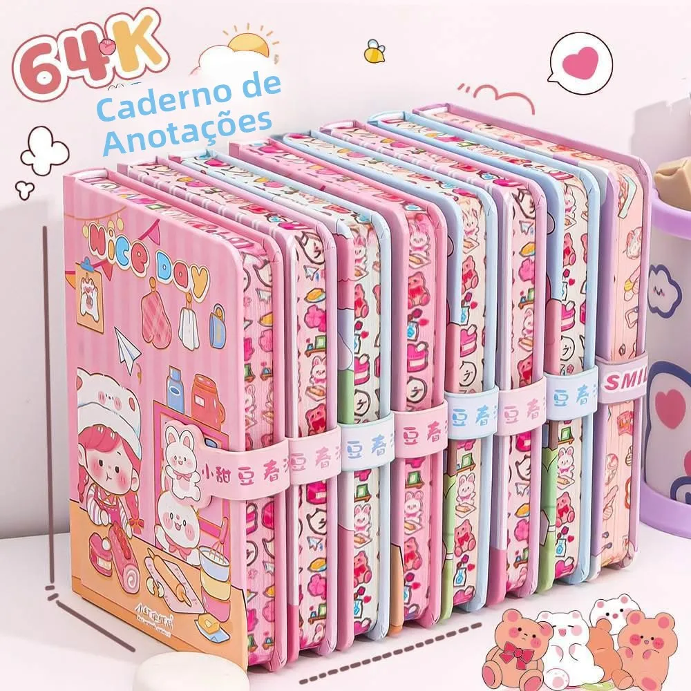 pink-girl's-notebook-popular-influencer-birthday-gift-best-friend-handmade-scrapbooking-journaling-organizer