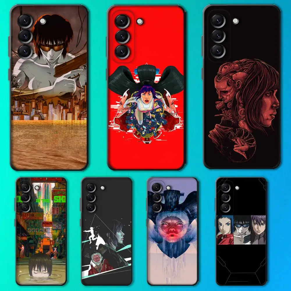 

Ghost in the shell Phone Case For Samsung Galaxy A13,A21s,A22,A31,A32,A52,A53,A71,A80,Soft Black Shell
