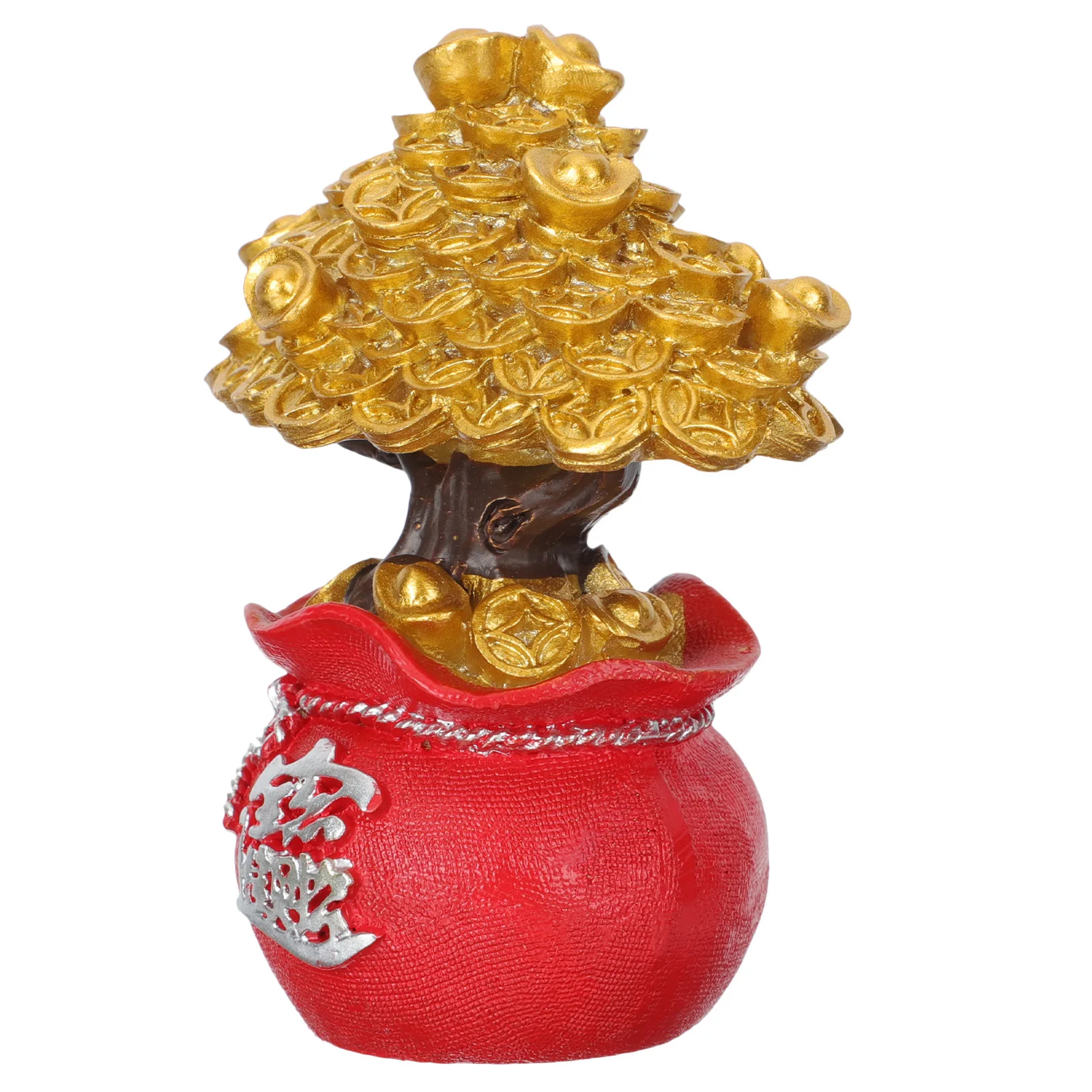 

1Pcs Fortune Tree Decor Classic Spring Festival Resin Ornament Household Decoration Money Tree Adornment Desktop Ornament