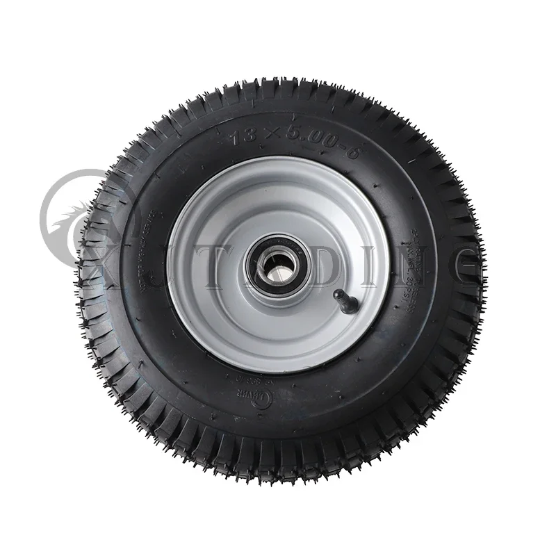 13x5.00-6 Wheels Tyre With 6 inch Bearing Wheel Hub For Scooter Golf Cart Trolley Lawn Mower Small Agricultural Vehicle Trailer