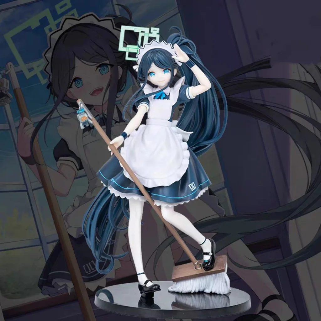

Tiantong Alice Maid Lolita Girls Animation Figure Blue Blue Statue Gift Ornament Model Brand New with Packaging