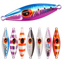 1PCS Metal Jig Spoon Lure 30g 40g 60g 80g 100g 120g Artificial Bait Shore Slow Jigging Super Hard Bass Fishing Tackle