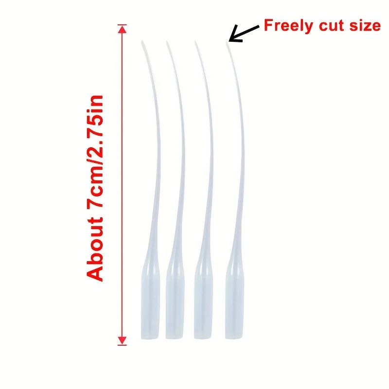 100Pcs Precision Glue Applicators, with Micro Tips and Extenders, Suitable for Crafts, Laboratory Dispensing, Shoe Repair