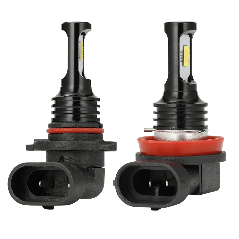 2pcs Mini 880 881 H4 Super Bright No Error Led Fog Lamps H1 H3 H7 H11 9006 Auto Driving Canbus Car Headlight Lights White Yellow