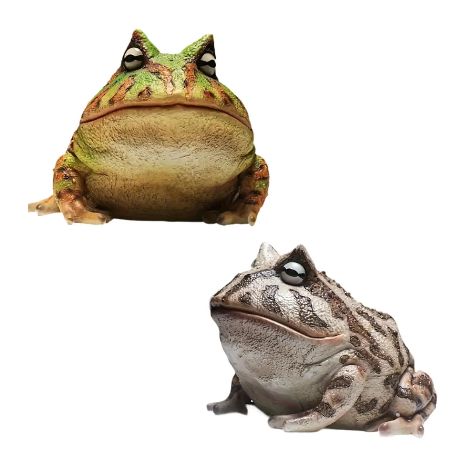 

Фигурка лягушки, пейзаж, забавная скульптура животного для патио, столешницы