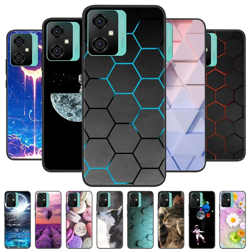 

For Blackview Oscal Tiger 10 Case Shockproof Flower Back Cover For Blackview Oscal Tiger10 Soft Silicone Phone Fundas Bumper