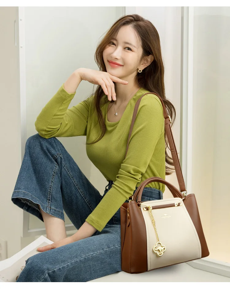 

2025 New Style Women's Bag Simple And Versatile Single Shoulder Crossbody Bag With Large Capacity For Casual Women's Handbag
