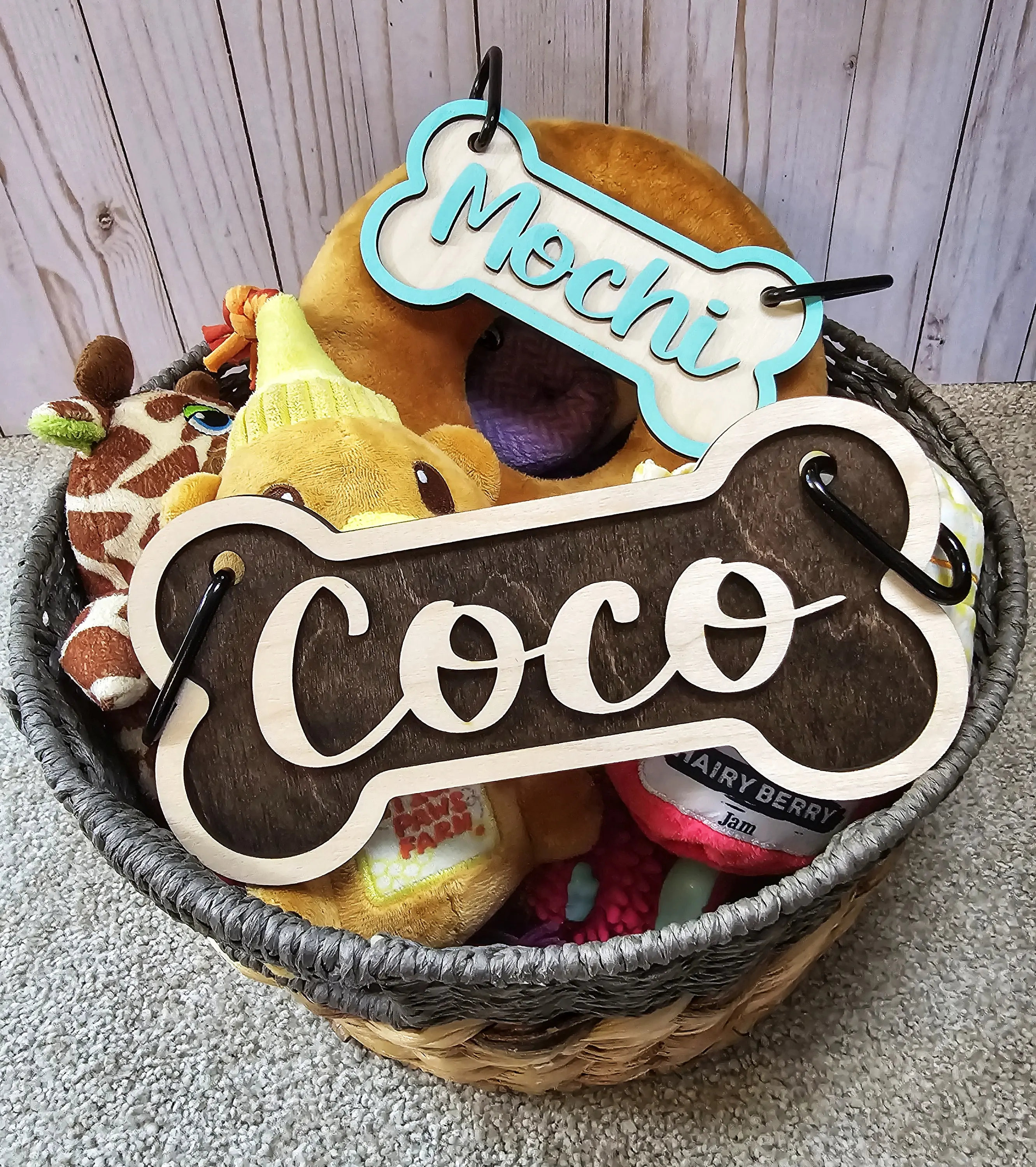 Customized crate signs, custom dog decor, hanging crate signs, personalized crate signs, dog bone signs, personalized dog gifts,