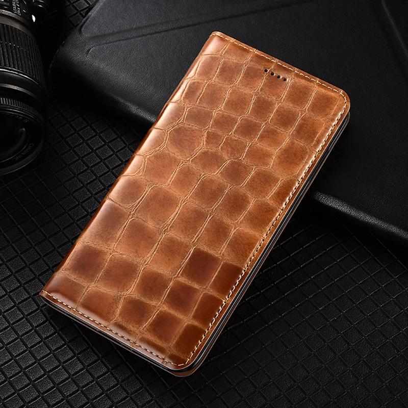 First Layer Genuine Leather Magnetic Flip Cover For Vivo Y20i Y20s Y20g Y21 Y21s Y20T Y30 Y30G Y33T Y33S Case Luxury Wallet