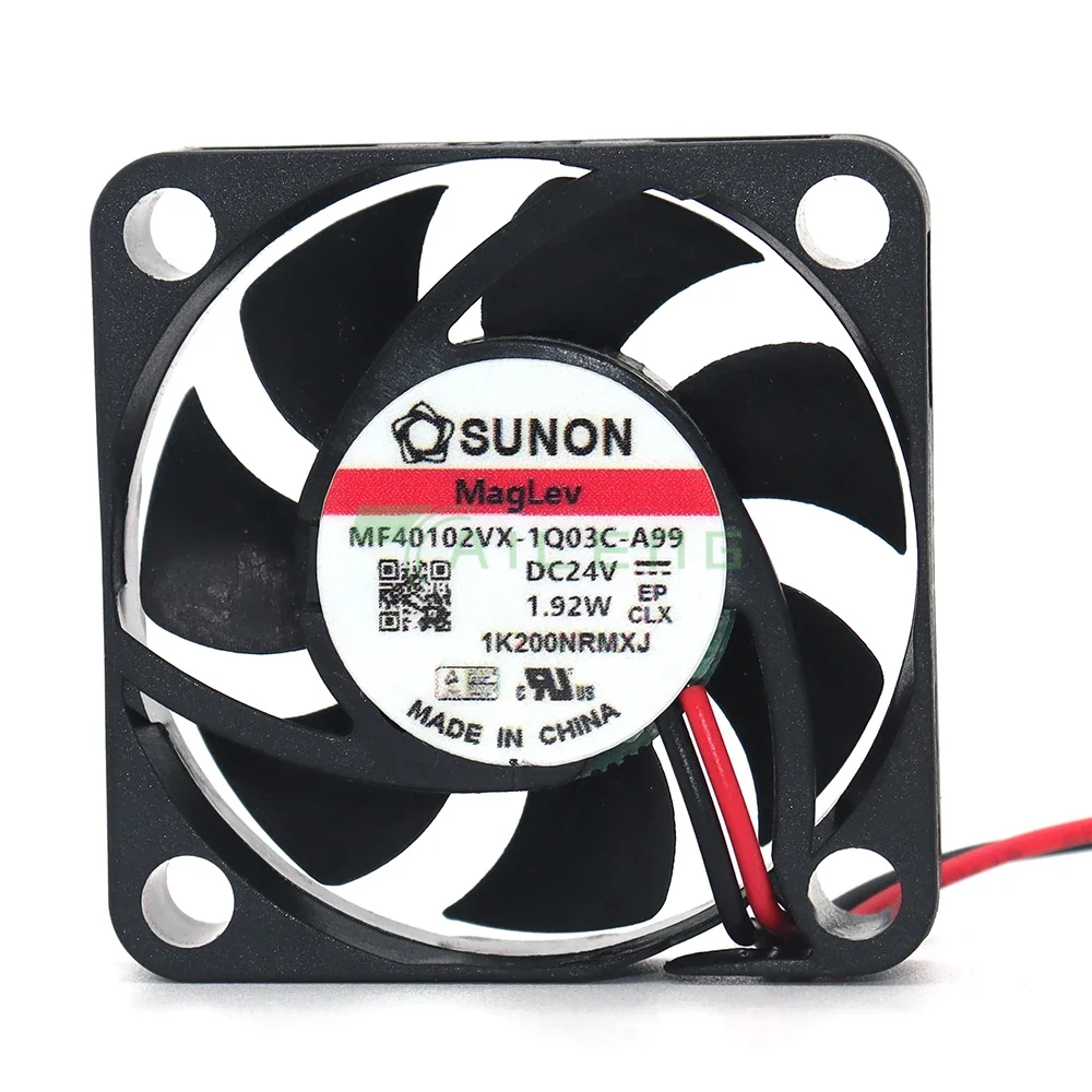 Suitable for magnetic 3d printer cooling fan DC24V 1.92W 2-wire MF40102VX-1Q03C-A99 40*40*10mm