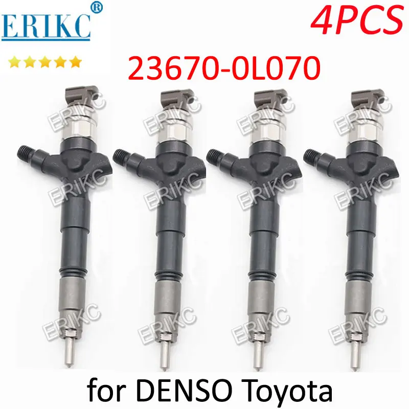 

Форсунка для дизельного инжектора DENSO 23670-0L070, Форсунка для впрыска топлива с общей топливной магистралью 236700L070 23670 0L070 для TOYOTA HILUX Hiace