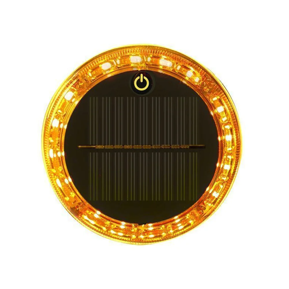 

Солнечный задний фонарь для безопасности на дороге, желтый, белый, красный, светочувствительный, автоматическое включение, три режима мигания