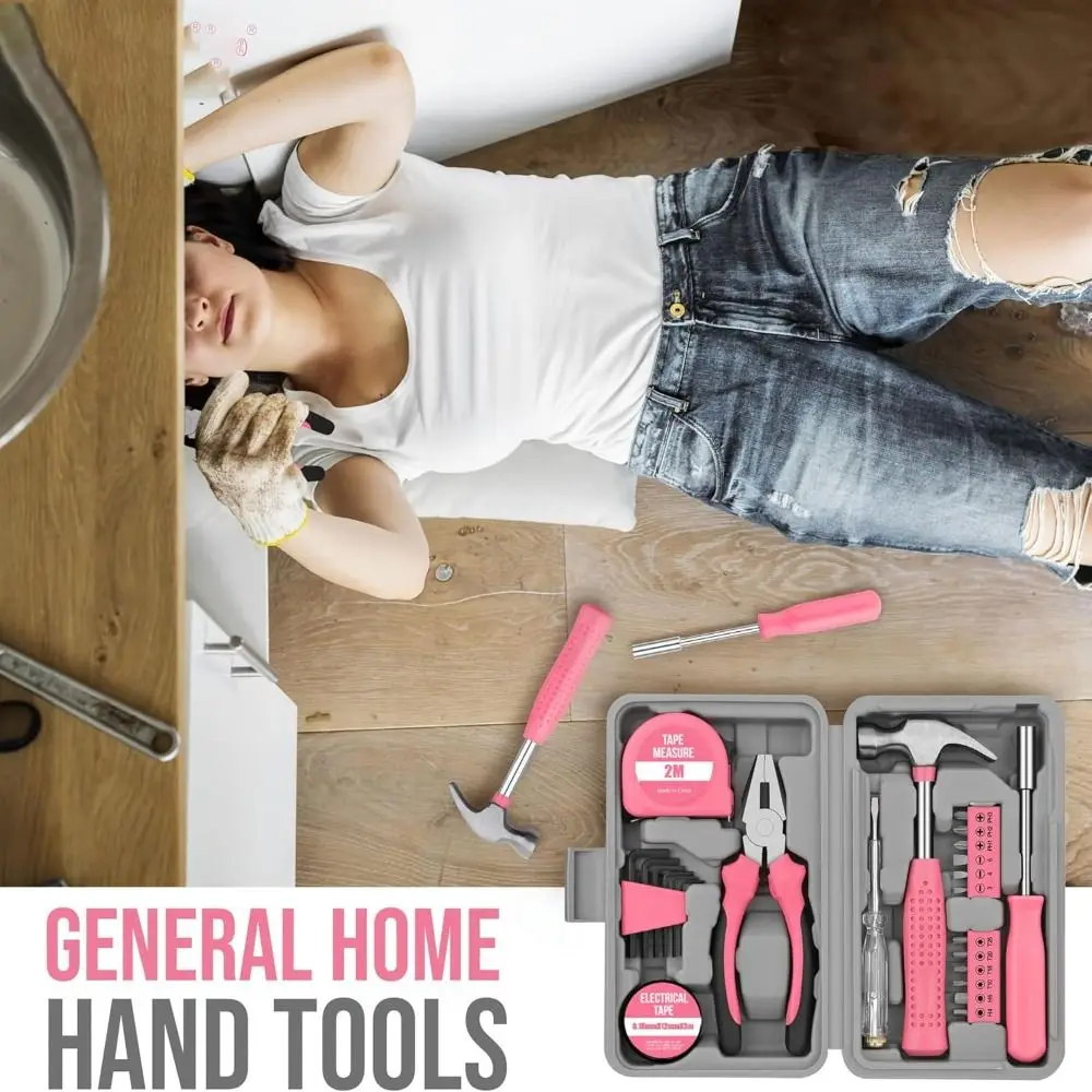 

Универсальный набор инструментов для дома и ремонта, профессиональный, сверхпрочный, компактный, мини-набор инструментов в ящике для дома и дачи