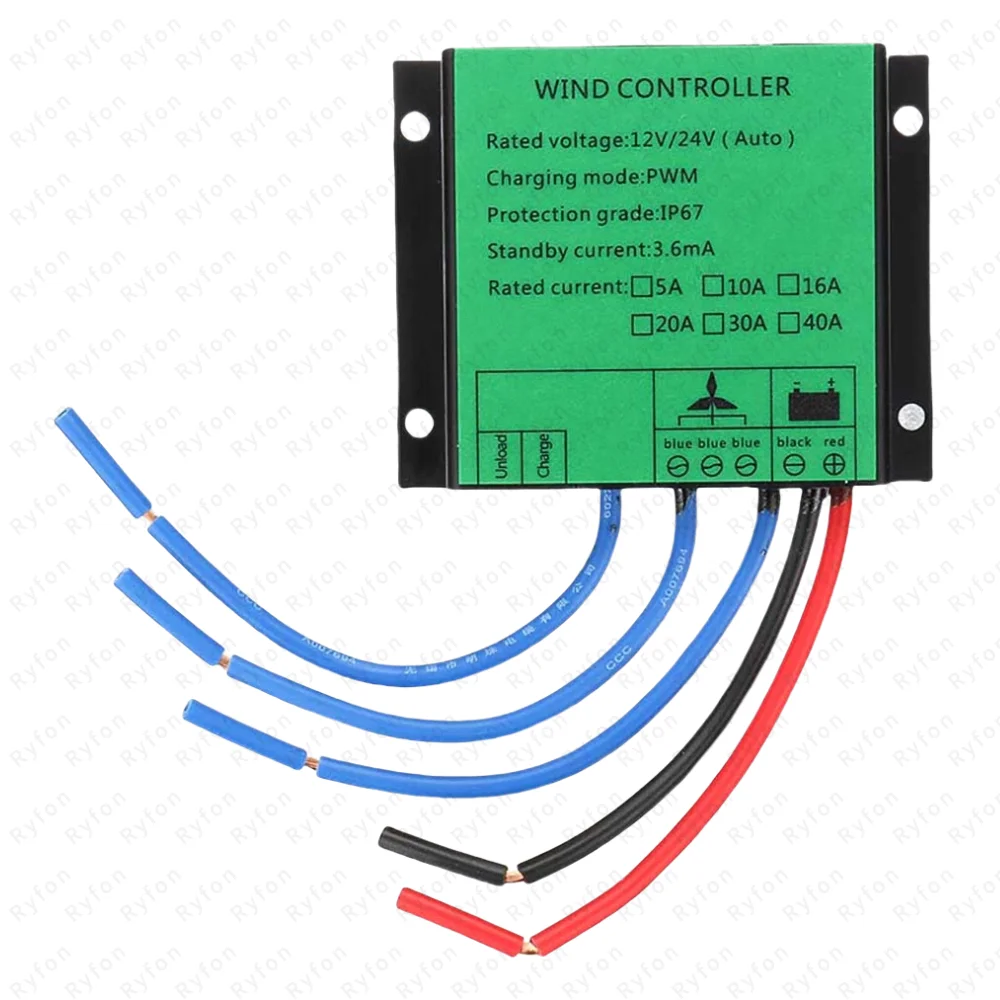 48V PWM Charge Controller Wind Turbine Generator System 12V/24V AUTO PWM Controller 48V 10A-40A PWM For Home Appliance 30A-40A view 2