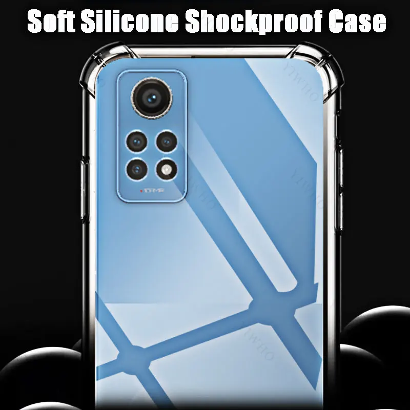 Soft Silicone Shockproof Case for Xiaomi Redmi Note 12 Pro 4G HD Transparent for Redmi Note12 Pro 4g 6.67\