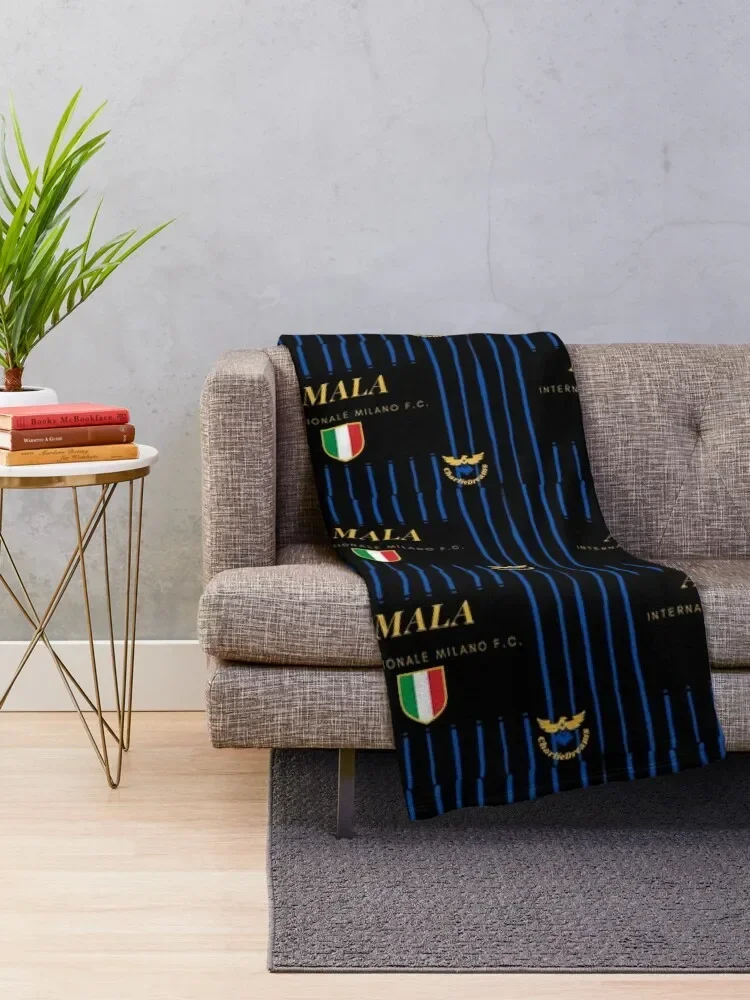 Amala Pazza Inter Amala tshirt Throw Blanket For Decorative Sofa Travel Large Blankets