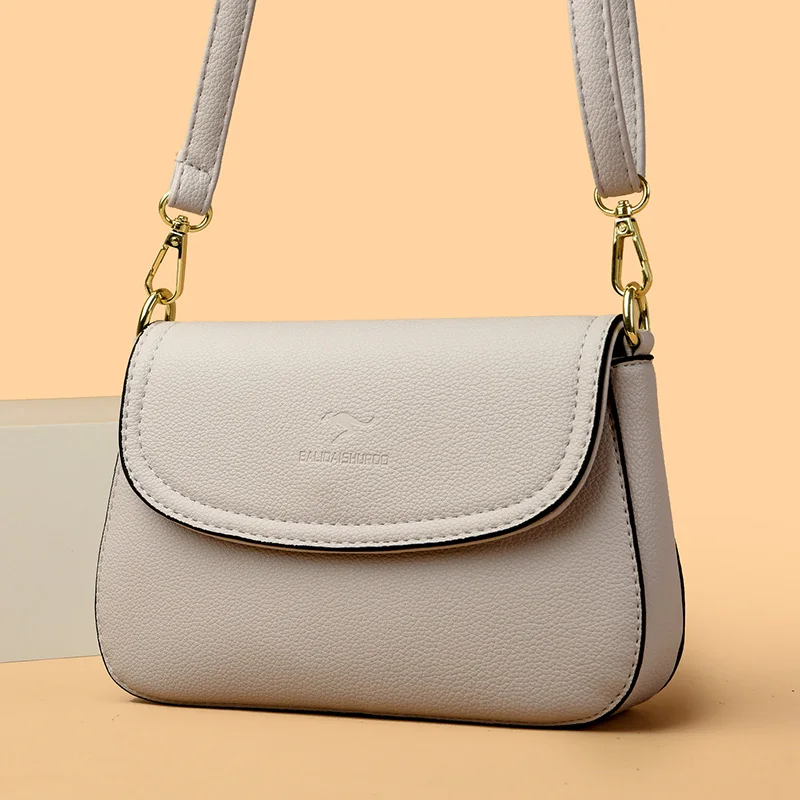 حقيبة كتف جلدية للنساء ، حقيبة كروس مصممة الشهيرة ، عالية الجودة ، حقيبة جلد الغنم الناعمة الفاخرة ، حقيبة حمل الرئيسية