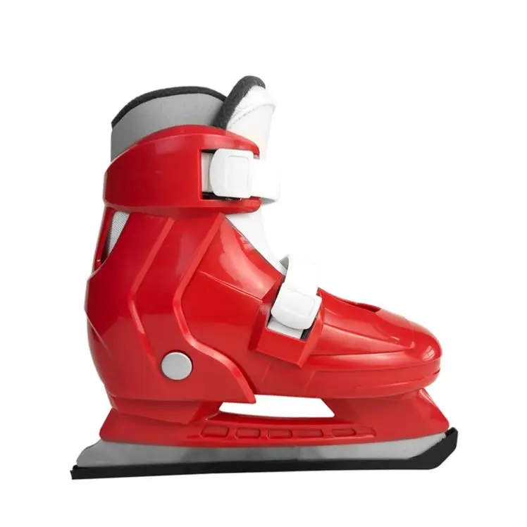 Zapatos de patinaje sobre hielo para niñas, calzado de PVC resistente al frío, marca OEM