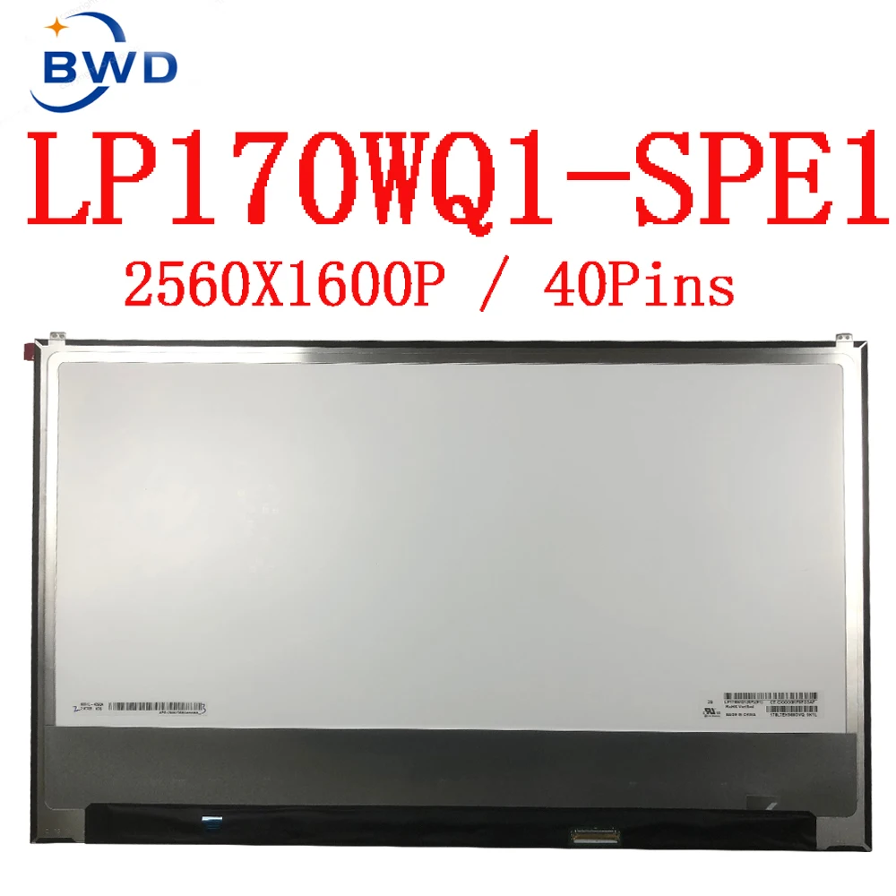 

17.0" inch LP170WQ1-SPE1 LP170WQ1 SPE1 LP170WQ1-SPA1 For LG Gram 17Z990 LCD Display Screen Matrix Replacement 2560*1600