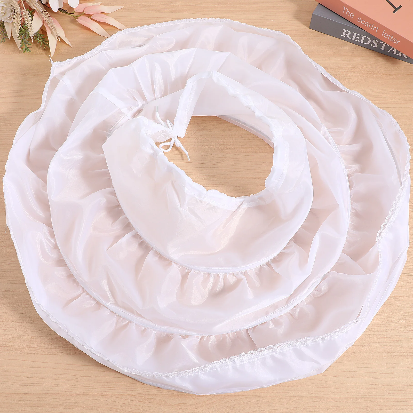 

Half Petticoat for Girls with Reinforced Steel Rings Comfortable Fit Under Skirt for Special Occasions