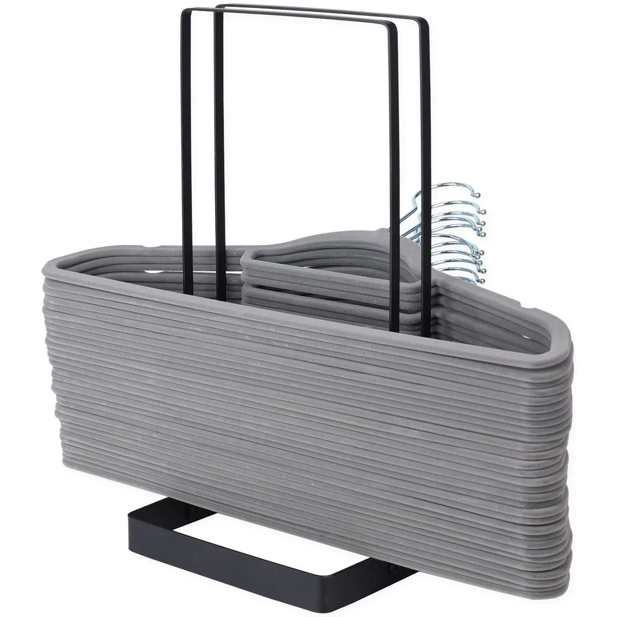 Hanger Storage Organizer Large Capacity Hanger Stacker Rack for Adults and Children Stainless Steel Detachable Space-saving