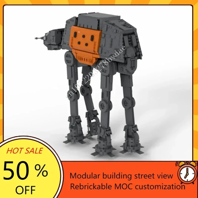 2945CS AT-ACT Walker Space War Military MOC SpaceShip Battle Model Custom Puzzle Architecture DIY Education Assembly Model Gifts
