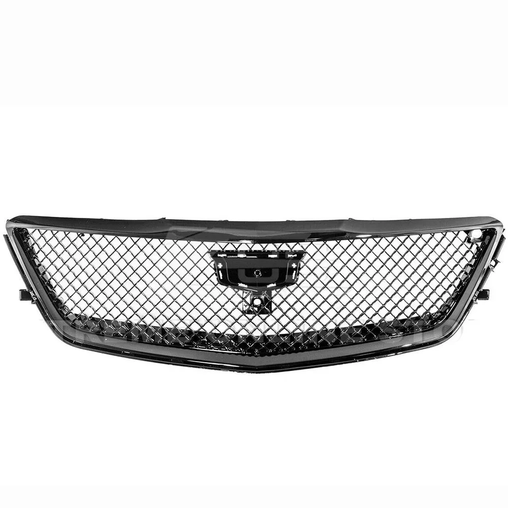 Front Bumper Upper Grille Grill For Cadillac CT6 2016~2018 V Style Black Front Hood Sport Racing Gril Car Accessories