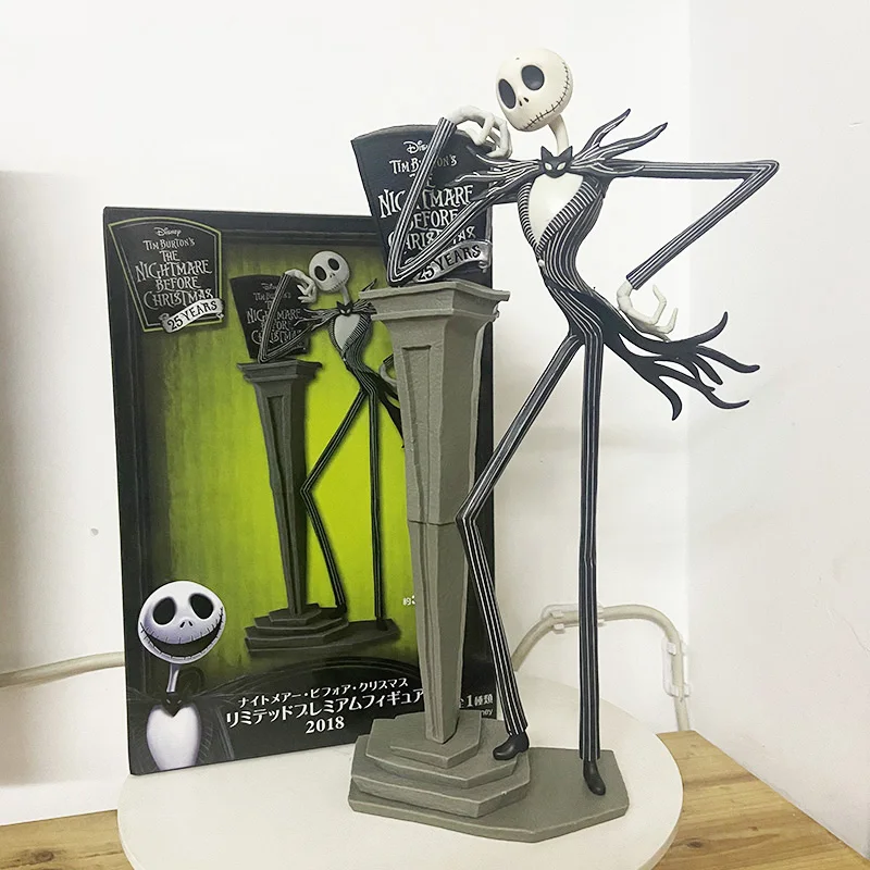 Pesadilla antes de Navidad Jack Skellington figura de acción 2018 2017 Jack 25 aniversario año versión modelo Horror juguete muñeca