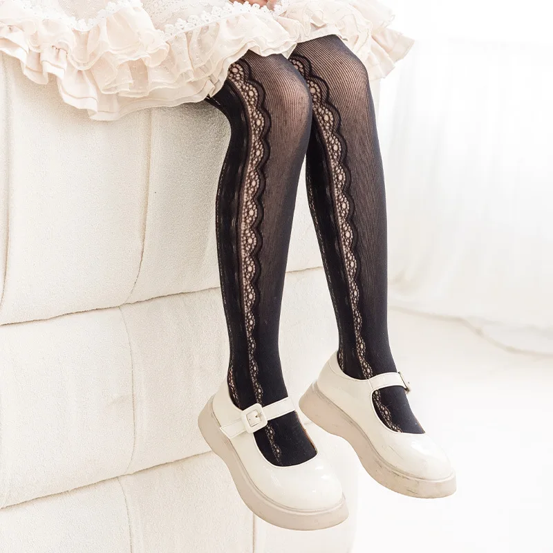 Thin Breathable Baby Girl Tights Kids Dance Stocking Sock Children School Student Uniform Tights Princess Mesh Pantyhose Hosiery