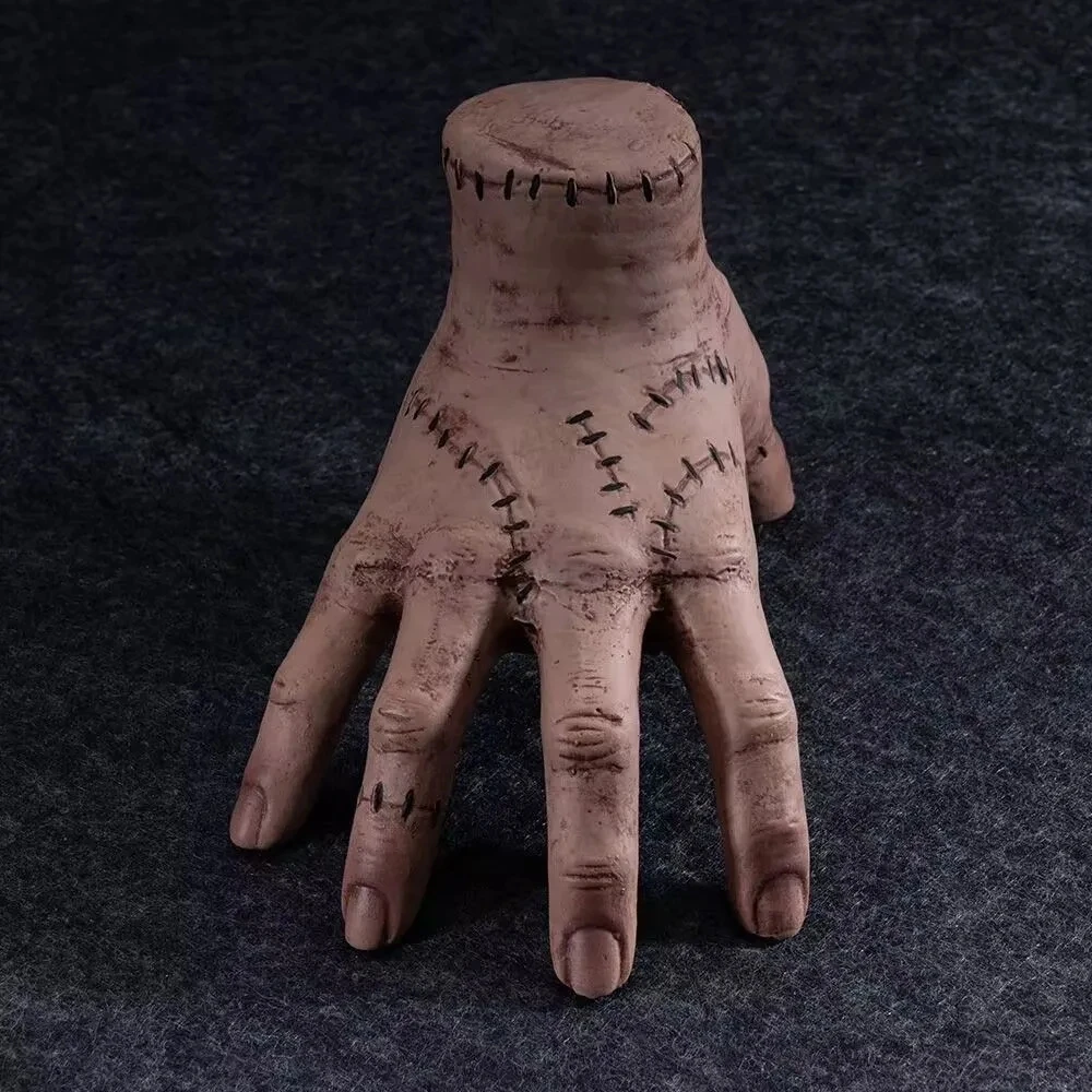 Horror for Wednesday Thing Hand From Addams Family Cosplay Latex Figurine Home Decor Desktop Crafts Halloween Party Costume Prop