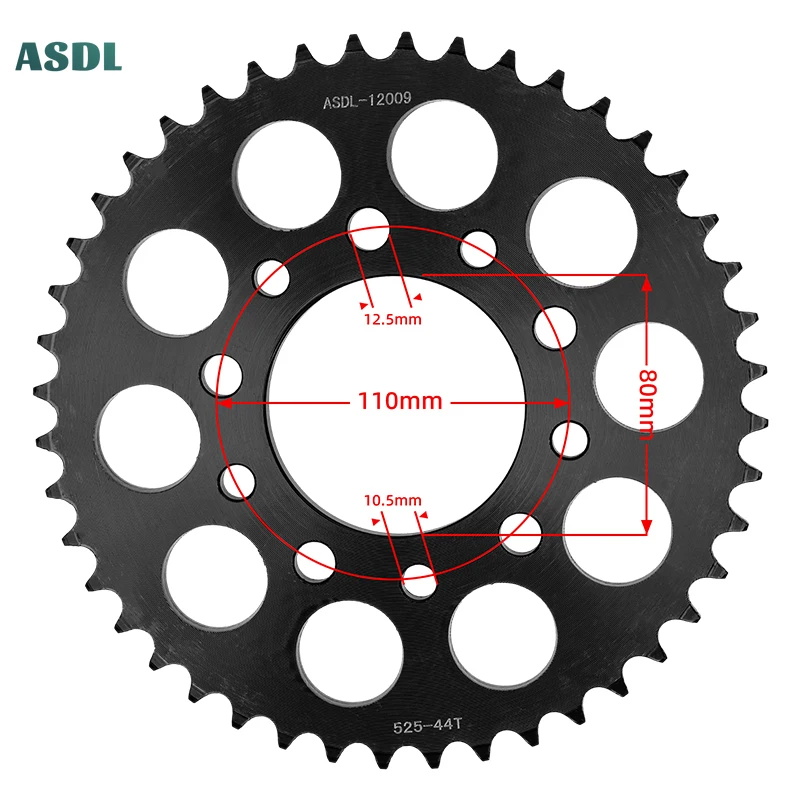 525 16T 44T Front Rear Sprocket Gear Wheel Cam For Honda VLX400 VRX400 VLX600 VT600 1990-2007 VLX 400 VRX 400 VLX 600 VT 600