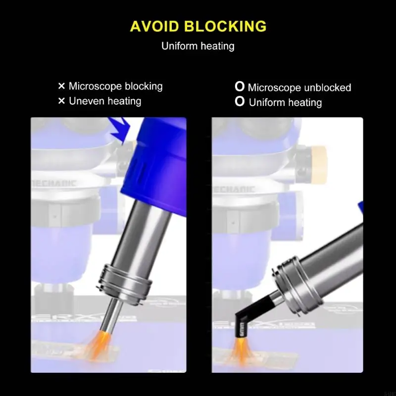 

5pcs Mechanic Heat Guns Spull Allame Dlineae для 861DW интегрированных кольцевых станций Hot Air Stations