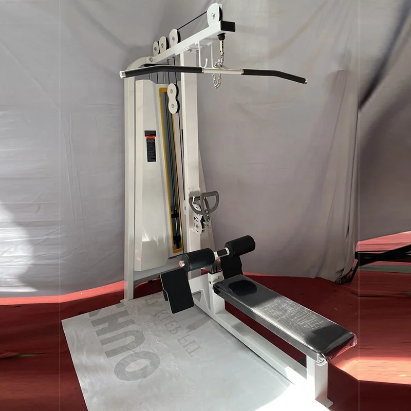 

OEM Customized Commercial Equipment Fitness Back Trainer Pin Loaded Seated Pull Down Machine for Sale