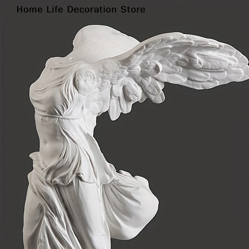 Greek Goddess Of Victory Character Statue Angel Wing Art Figurine Decoration Home Office Deskstop Decor Resin Sculpture Ornament - view 4