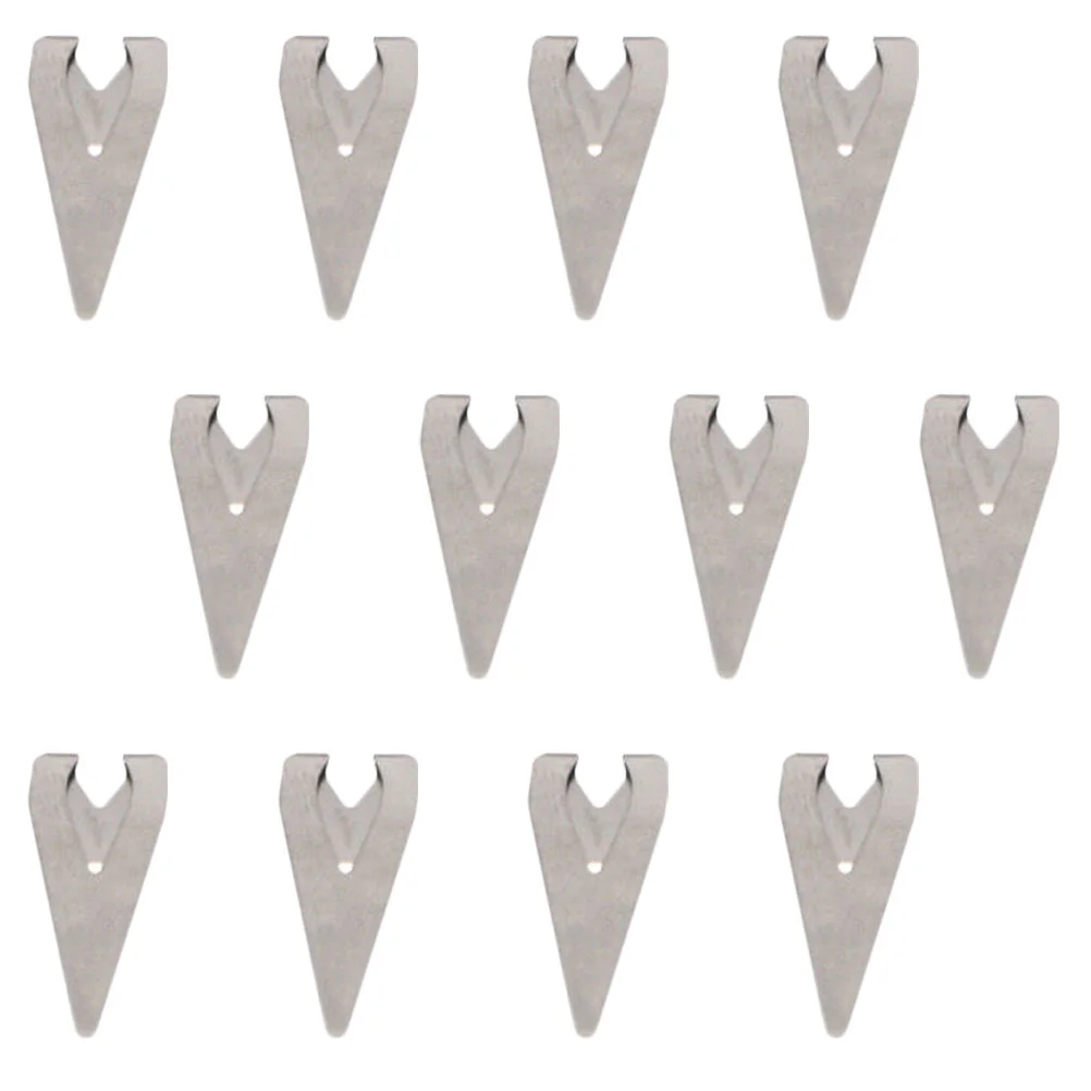 

12 Pcs Extra Large Binder Clips Metal Bookmark Holder Bookshelf Decor Label Clamp Stainless Steel