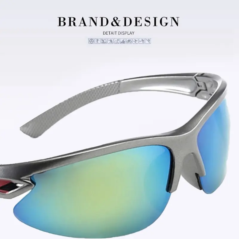 New Style Outdoor Wild Riding Outing Sports Sunglasses Avant Garde Fashion Trend Colorful Sunglasses Glasses