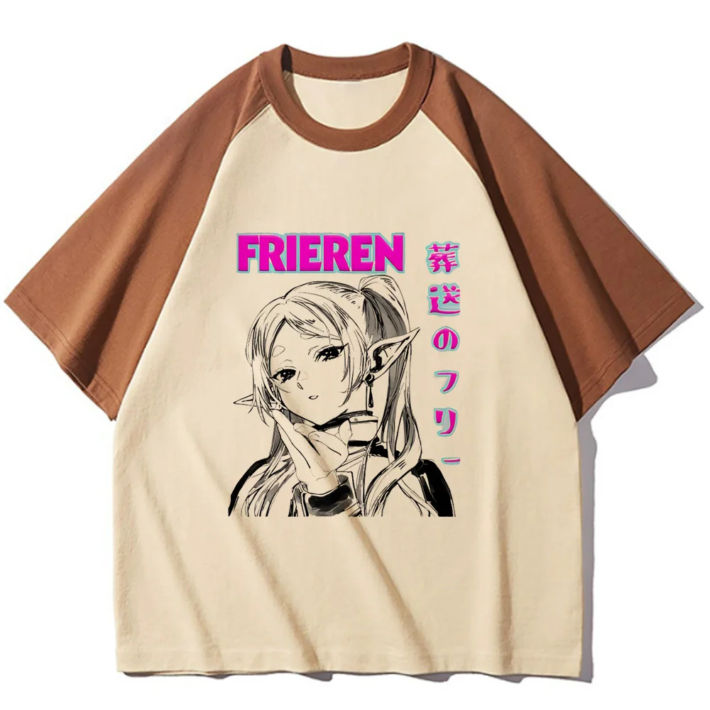 

Футболка Frieren, женская повседневная одежда, футболка, Женская забавная Дизайнерская одежда в стиле Харадзюку