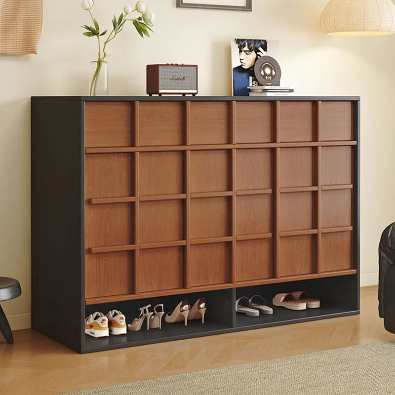 Display Mobile Shoe Cabinet Organizer Storage Living Room Luxury Designer Slippers Shoe Shelf Modern Zapatero Hotel Furniture