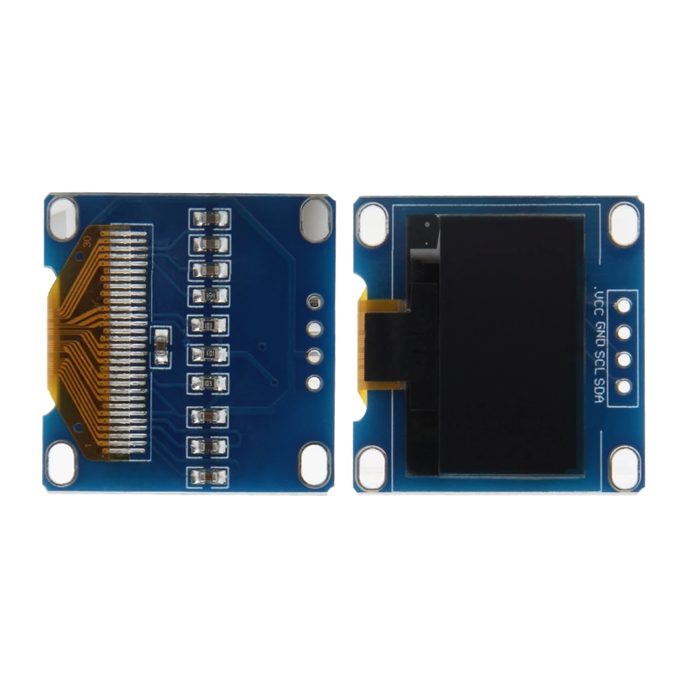 LILYGO® Accessories SSD1306 0.96 Inch OLED Display Module 128x64 Blue Screen White Text SPI I2C Interface for T-Beam T-SIM Board