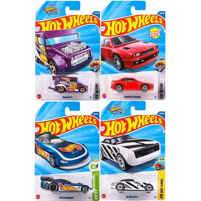 Nova caixa Hot Wheels 2025 C, Mercedes 500 E Porsche 911 GT3 Chevy Camaro Diecast modelo de veículo carros, envio agora