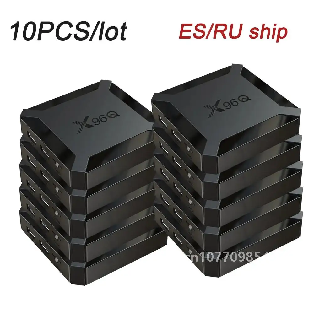 Wholesale 10pcs/lot X96Q TV BOX Android 10.0 Allwinner H313 Quad Core 2GB 16GB 4K Set top box Smart Media Player