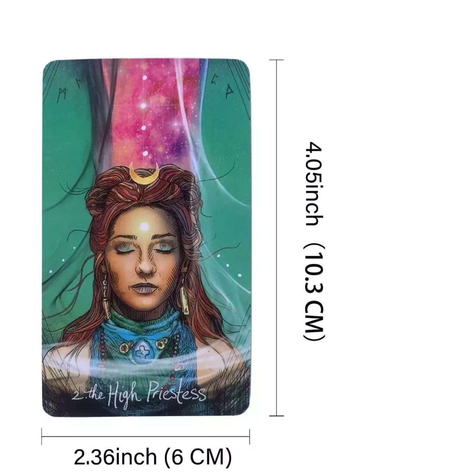 سطح التارو 78 بطاقة مع دليل - النسخة الإنجليزية المبتدئة للنمو الروحي والقراءة البديهية والاكتشاف الذاتي #2