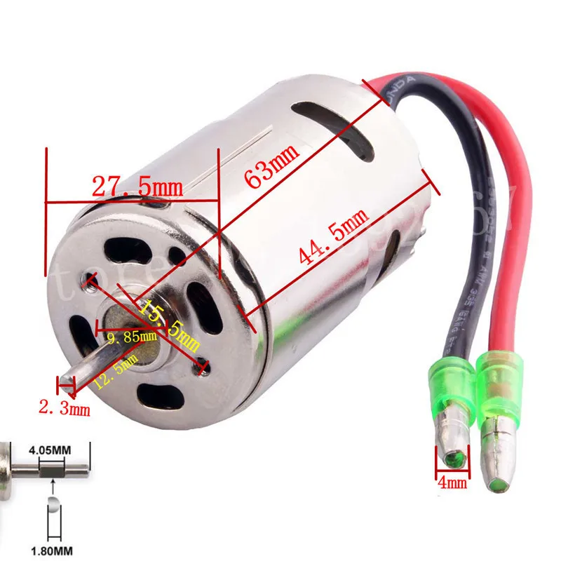 RC Car WLtoys A949 A959 A969 A979 K929 Upgrade Parts 380 390 Motor Kit & Mount Electric Engine Motor Gear 17T For 1/18 Model