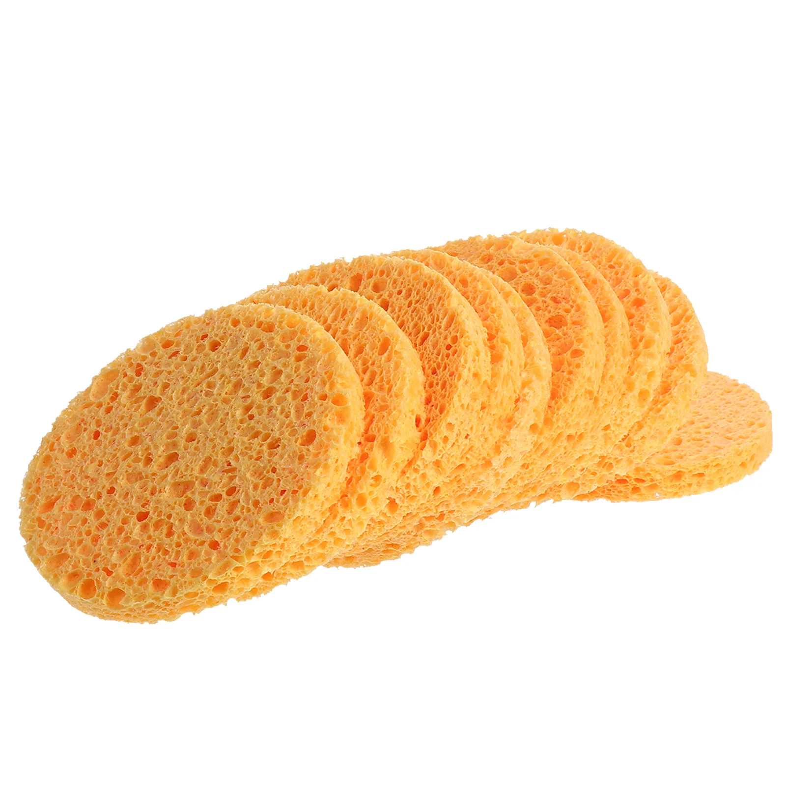 Esponjas faciales comprimidas, desmaquillantes, almohadillas de limpieza Facial exfoliantes suaves, uso diario, esponjas faciales de celulosa, 10 Uds.