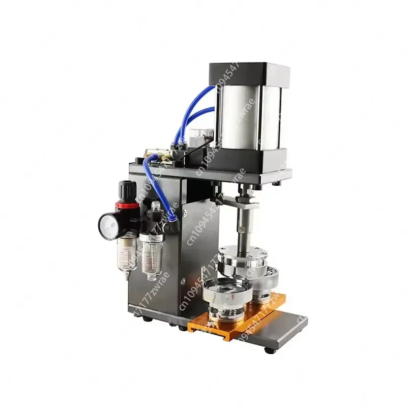 DCMA-012 New High Quality Custom Plastic & Metal Pneumatic Automatic Button Badge Making Machine
