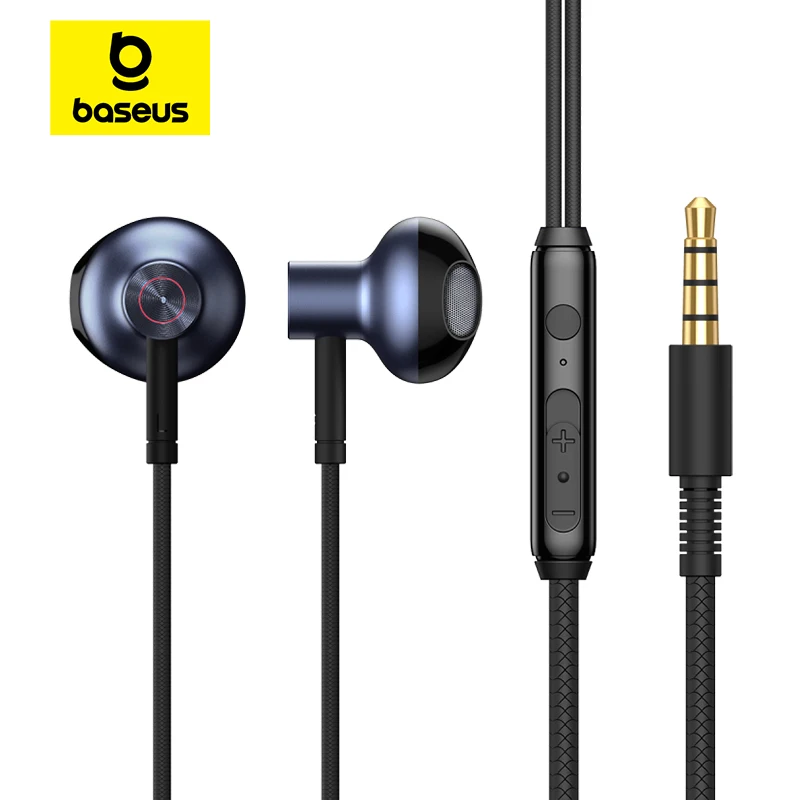 Baseus Bass Sound Earphone In-Ear Sport Earphones with mic for xiaomi iPhone 6 Samsung Headset fone de ouvido auriculares MP3