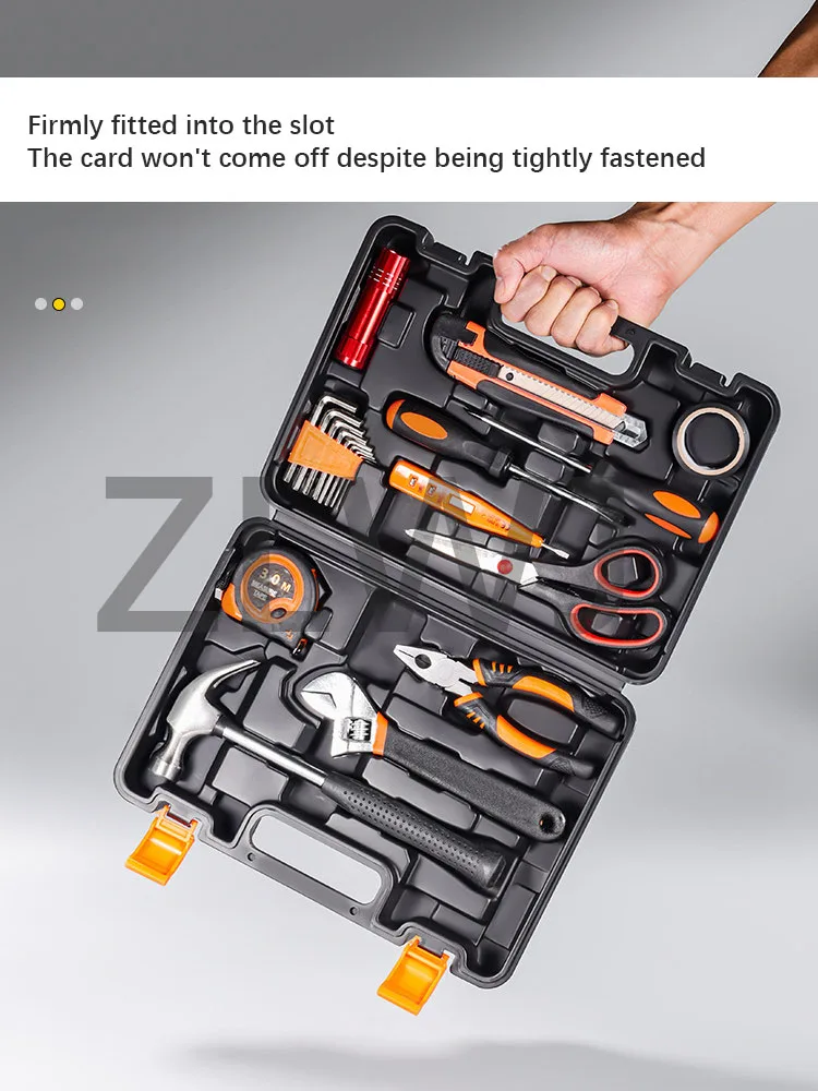 Home or car repair tool kit, hardware repair complete set, home electrician complete set combination