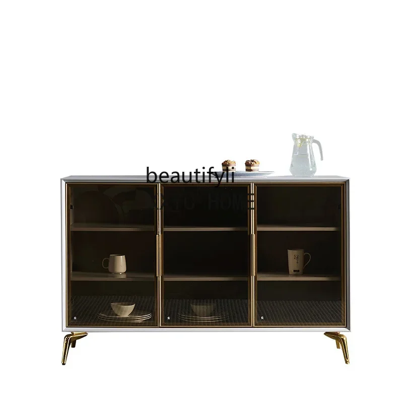

Sideboard Cabinet Solid Wood Entrance Cabinet Living Room Wall Hallway Aisle Simple Locker Large Capacity